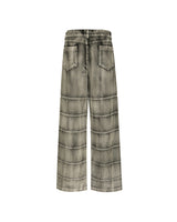 Black Washed Panel Jeans