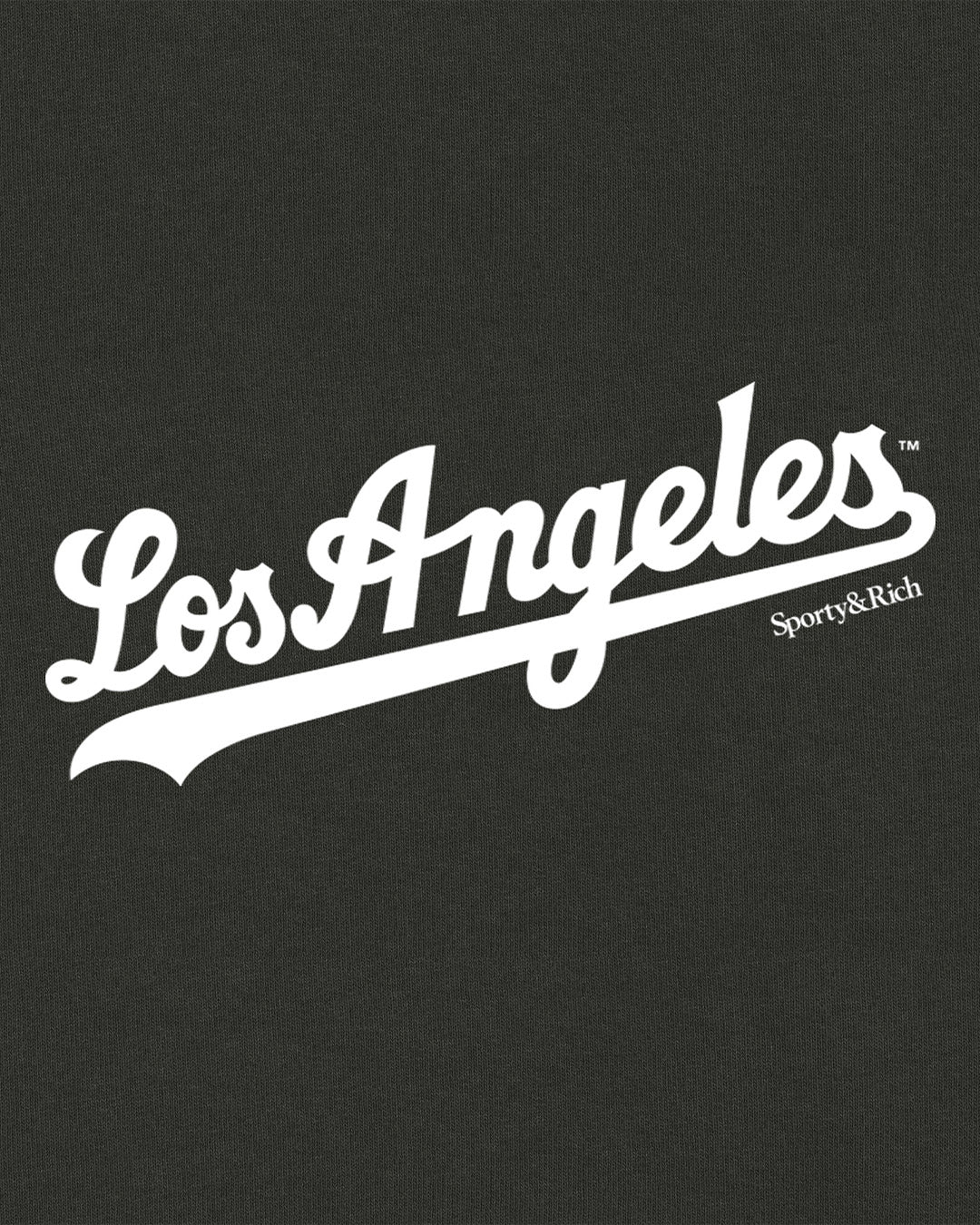 Black Faded 'Dodgers' Crewneck