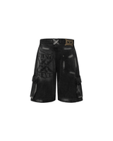 Black War Cargo Shorts