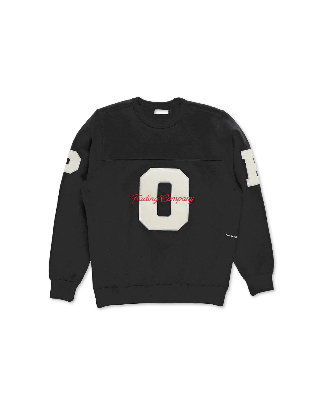 Black 'College' Crewneck