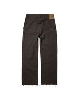Brown Washed Cargo Pants