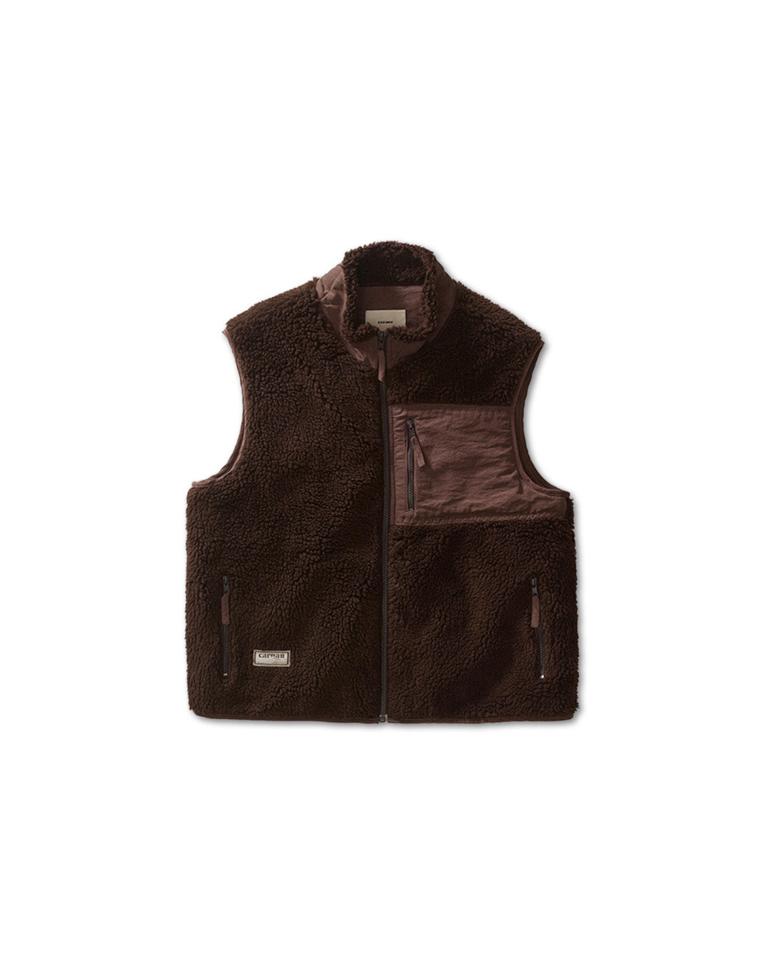 Brown Fleece Vest