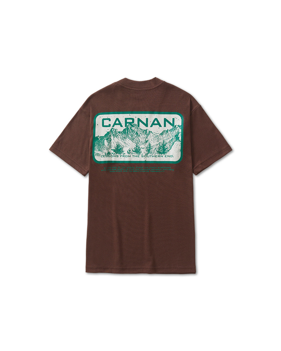 Brown 'Mountain' Heavy Tee