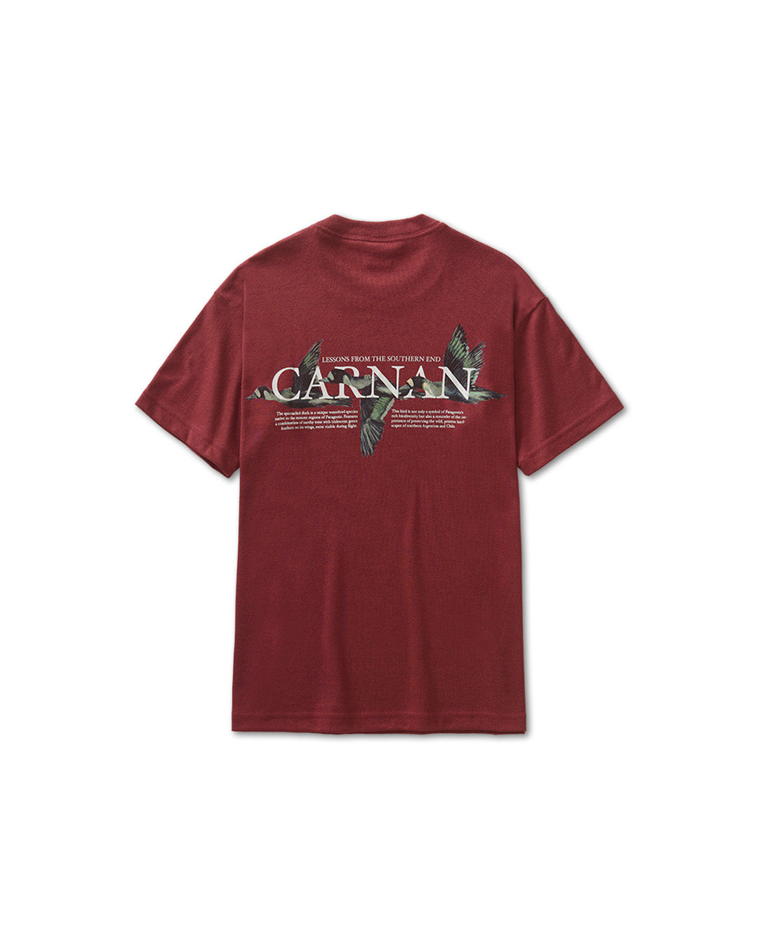 Burgundy 'Ducks' Heavy Tee
