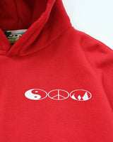 Red Boxy Hoodie