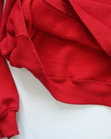 Red Boxy Hoodie