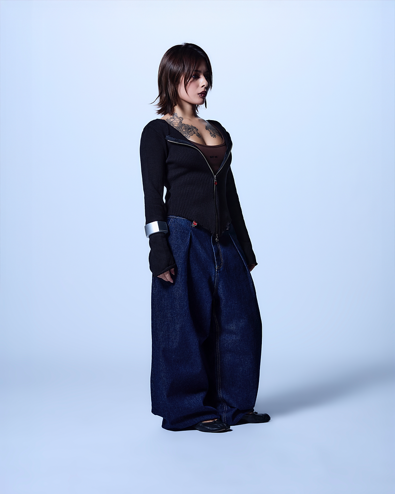 Blue Dark Wash Pardon Denim Pants