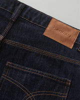 Double Knee Raw Denim Pants