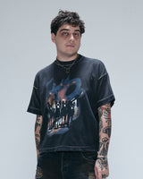 Black Washed 'Dogtown' Boxy Tee