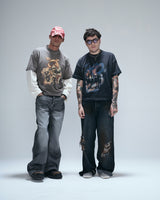 Black Washed 'Dogtown' Boxy Tee