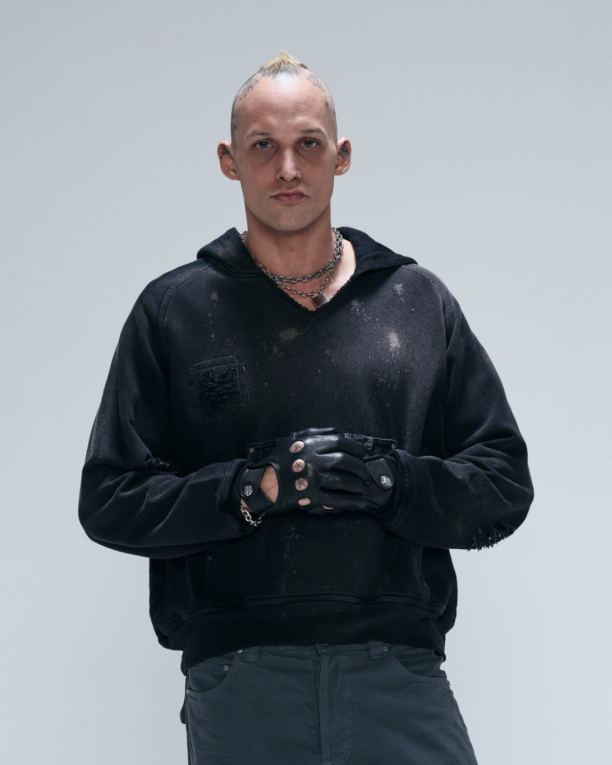 Dirty Black 'Void' Hoodie