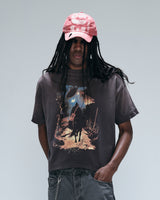 Brown 'Violeiro' Boxy Tee
