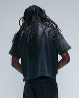 Black Washed 'Deathbird' Boxy Tee