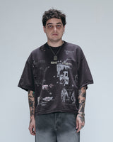 Charcoal 'Zine' Overboxy Heavy Tee