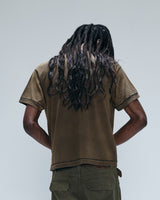 Olive 'Goat' Regular Gaze Tee