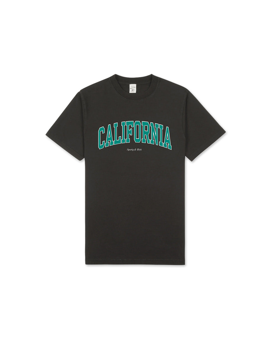 Black Washed 'California' Tee