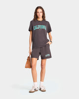 Black Washed 'California' Tee