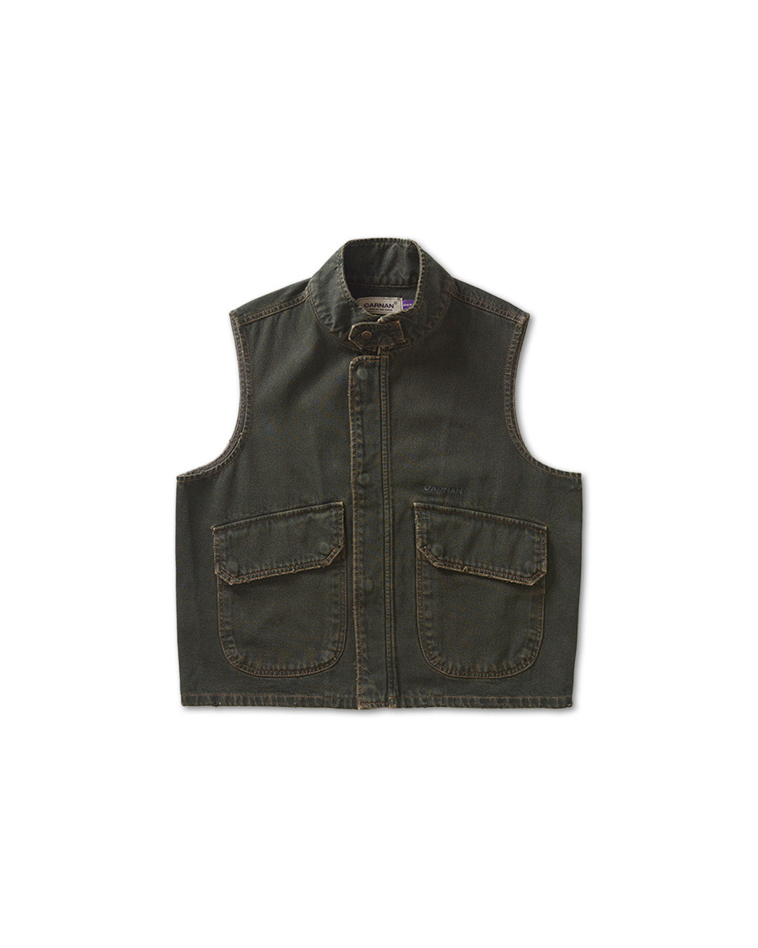 Green Twill Vest
