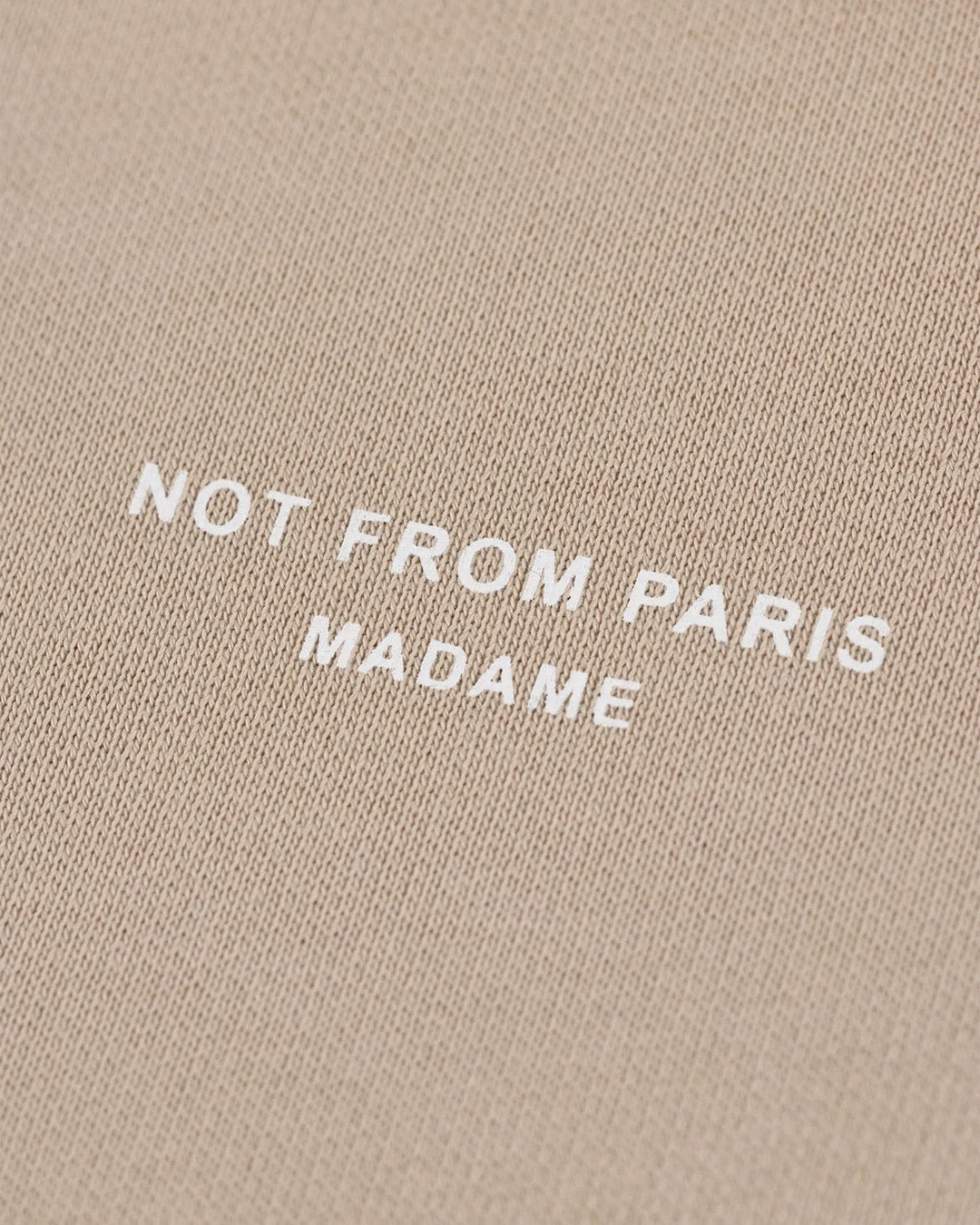 Beige 'Le Hoodie Slogan Classique' Hoodie
