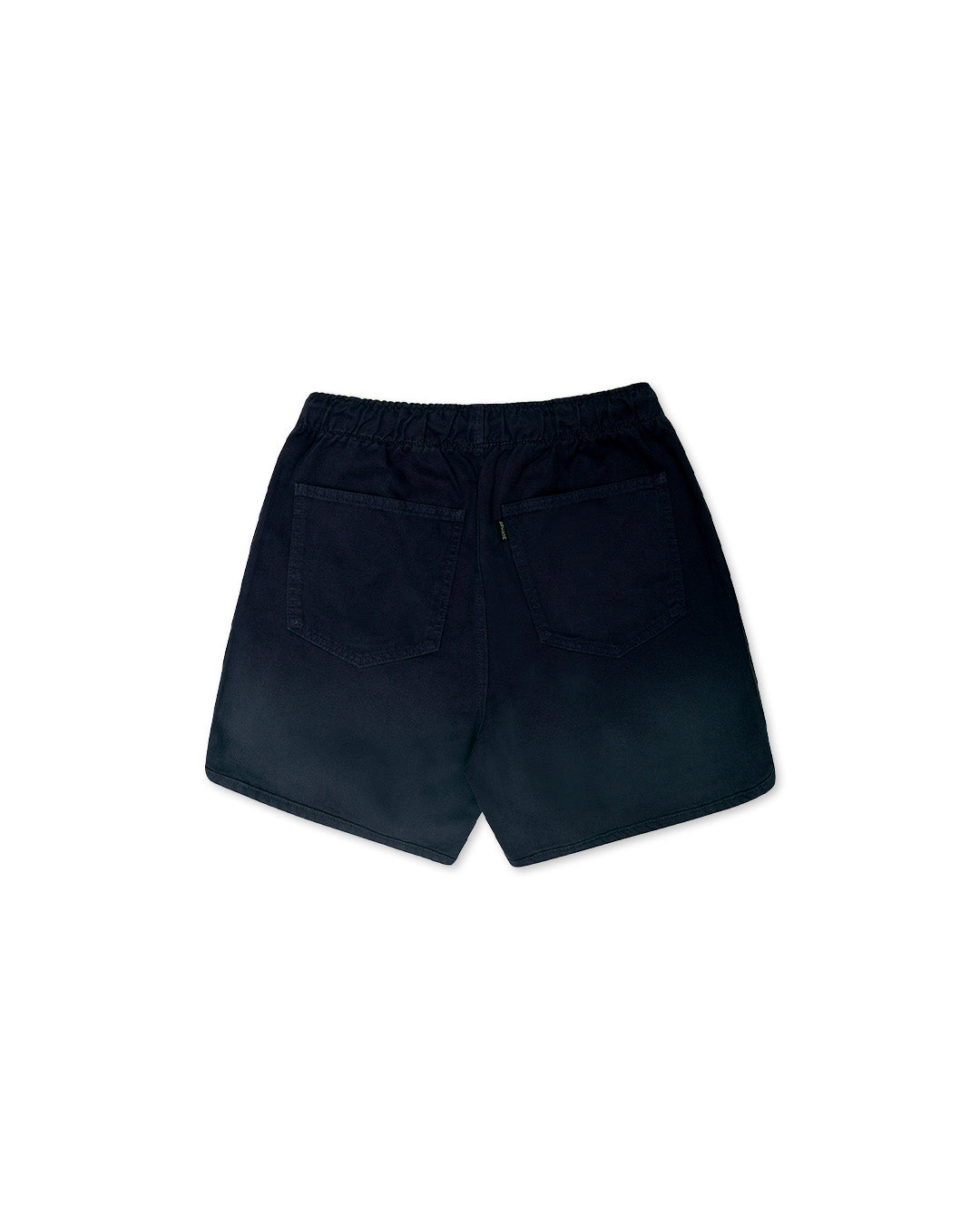 Navy Washed Fitness Shorts