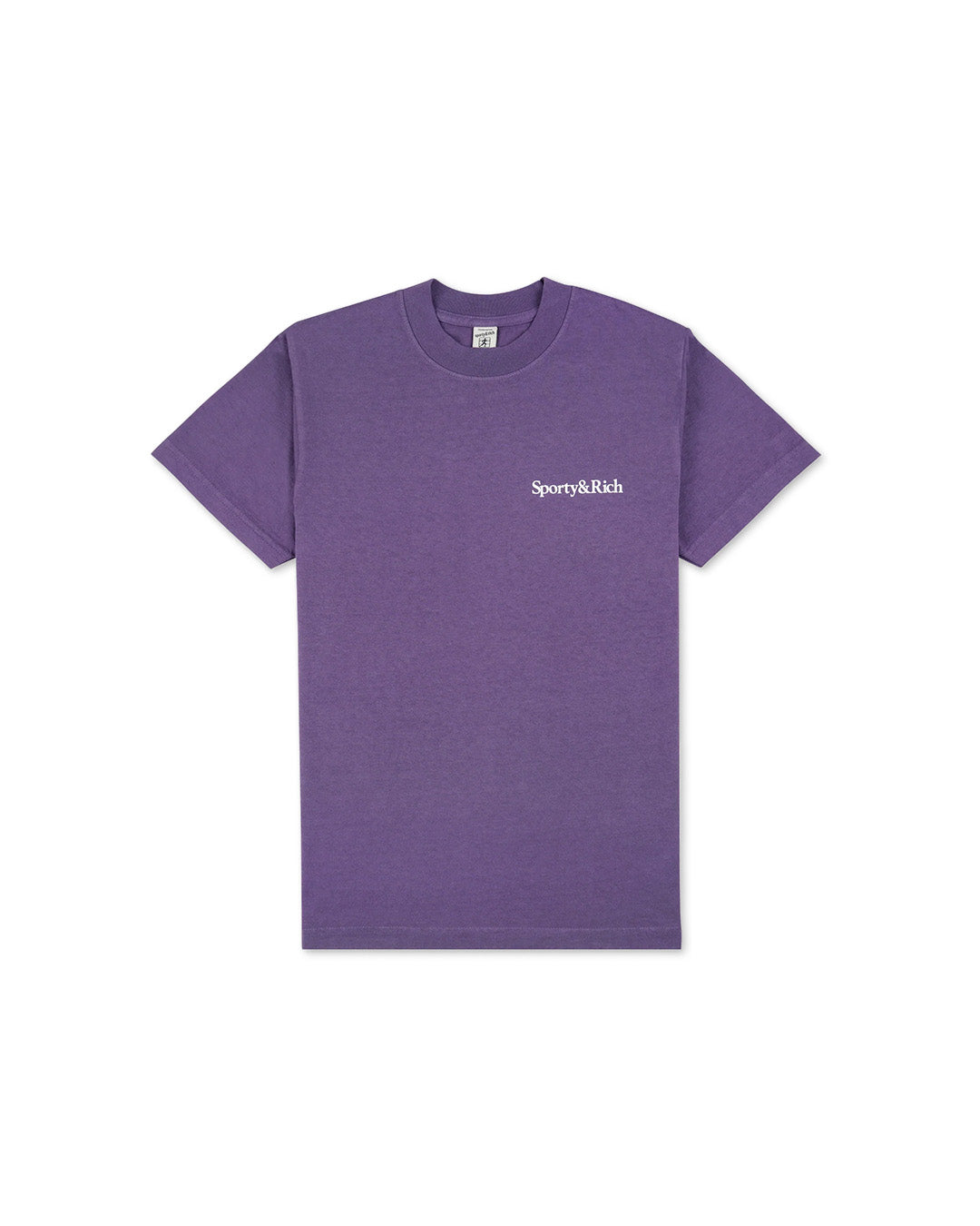Purple 'Health Is Wealth' Tee