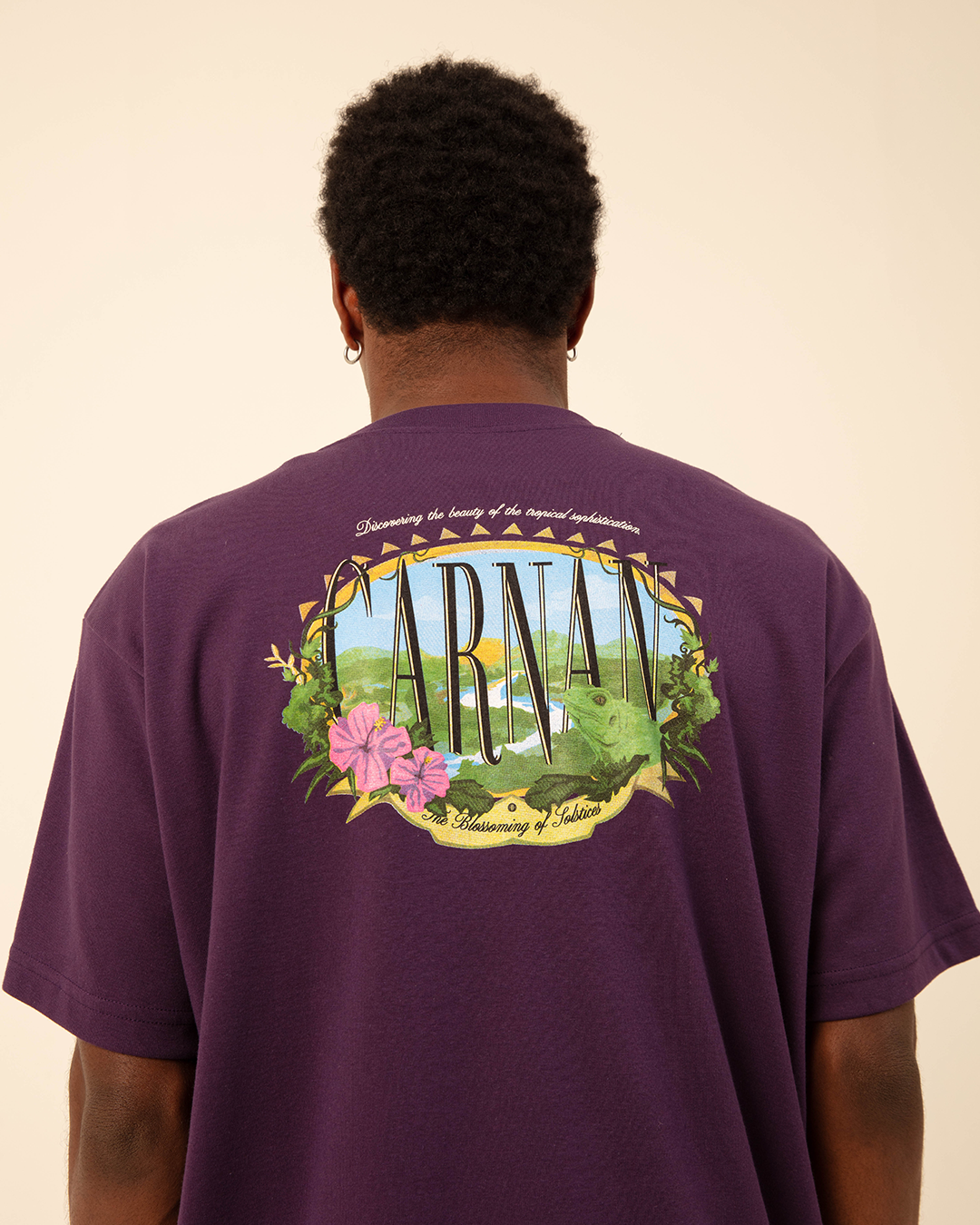 Purple Iguana Heavy Tee