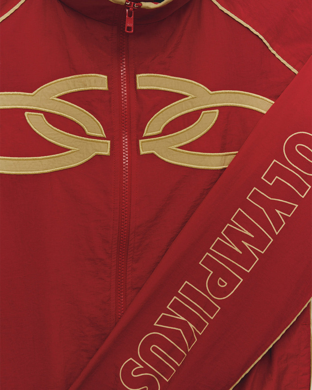 Red Windbreaker Jacket X OLYMPIKUS