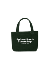 Dark Green Sportive Tote Bag