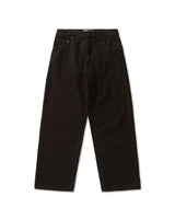 Brown Washed Twill Pants