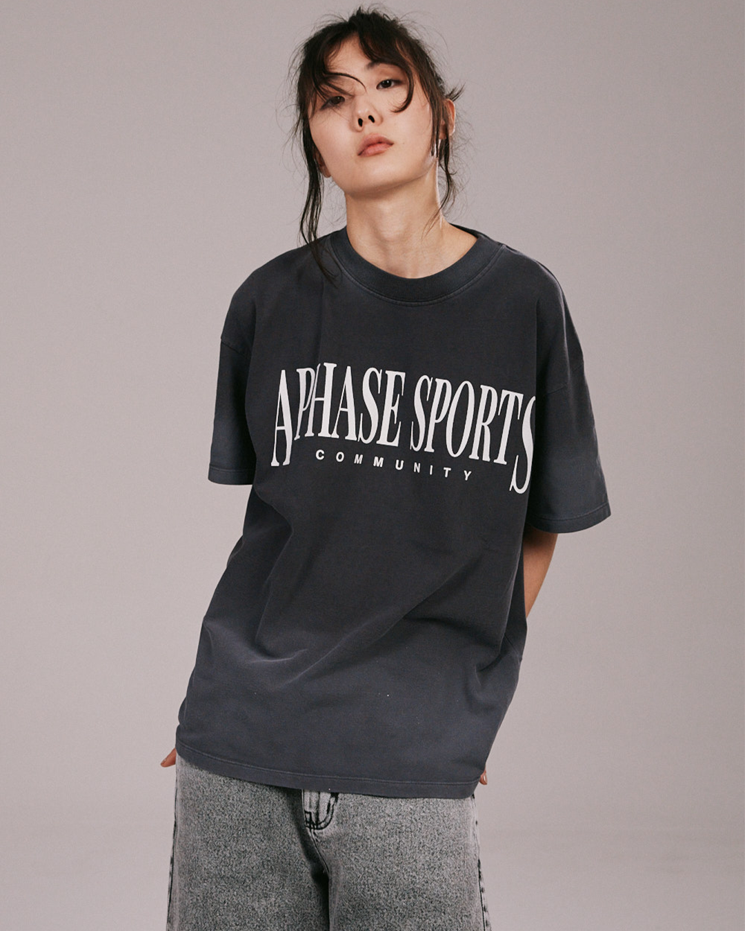Navy Washed Tee