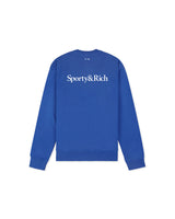 Team Blue/White 'Dodgers Serif' Crewneck