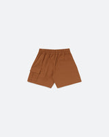 Orange Cargo Shorts