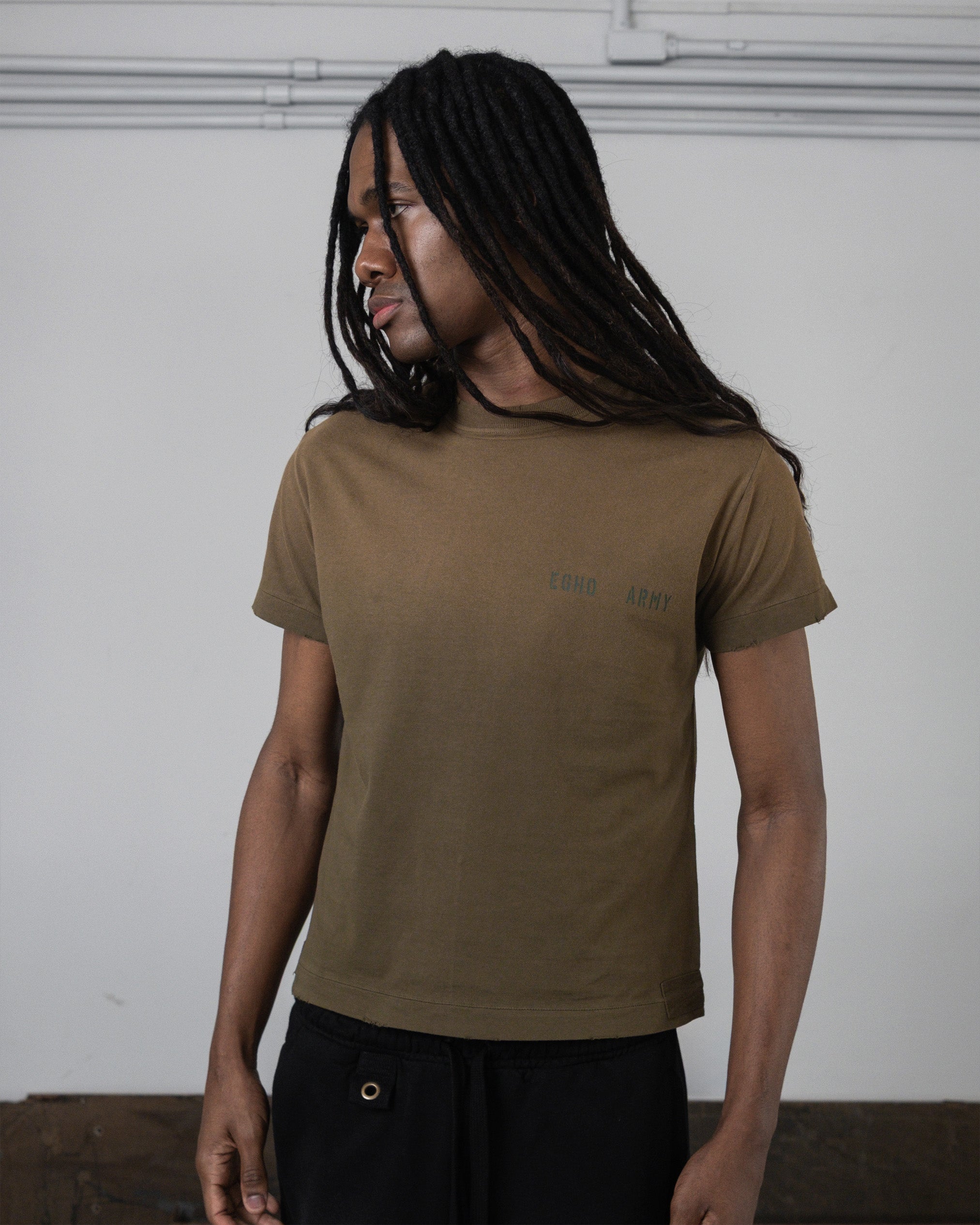 Olive Green 'UNF' Regular Tee