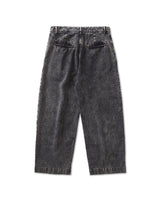Black Washed Twill Pants