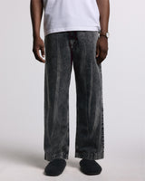 Black Washed Twill Pants
