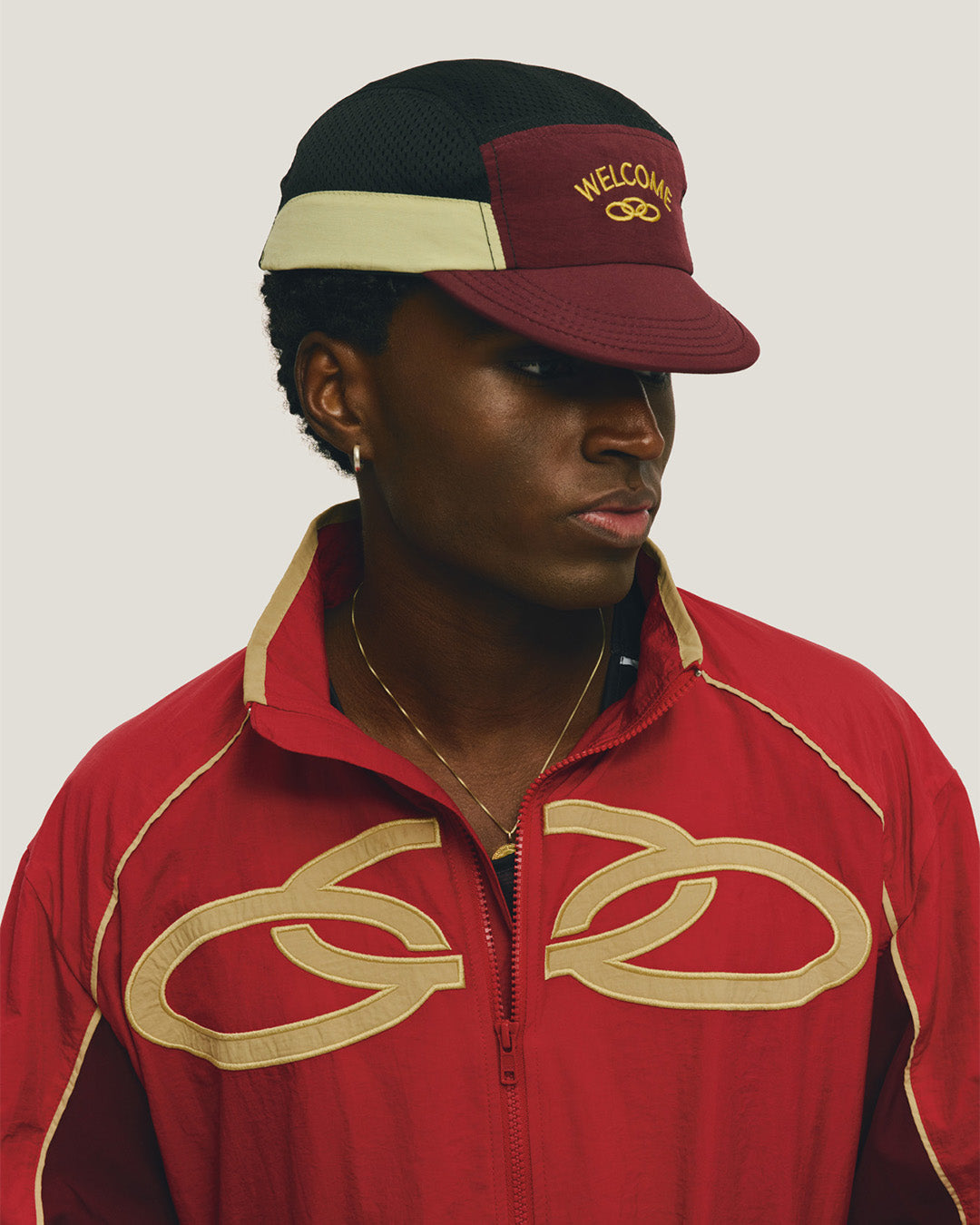Wine/Black 'Mantra' Cap X OLYMPIKUS