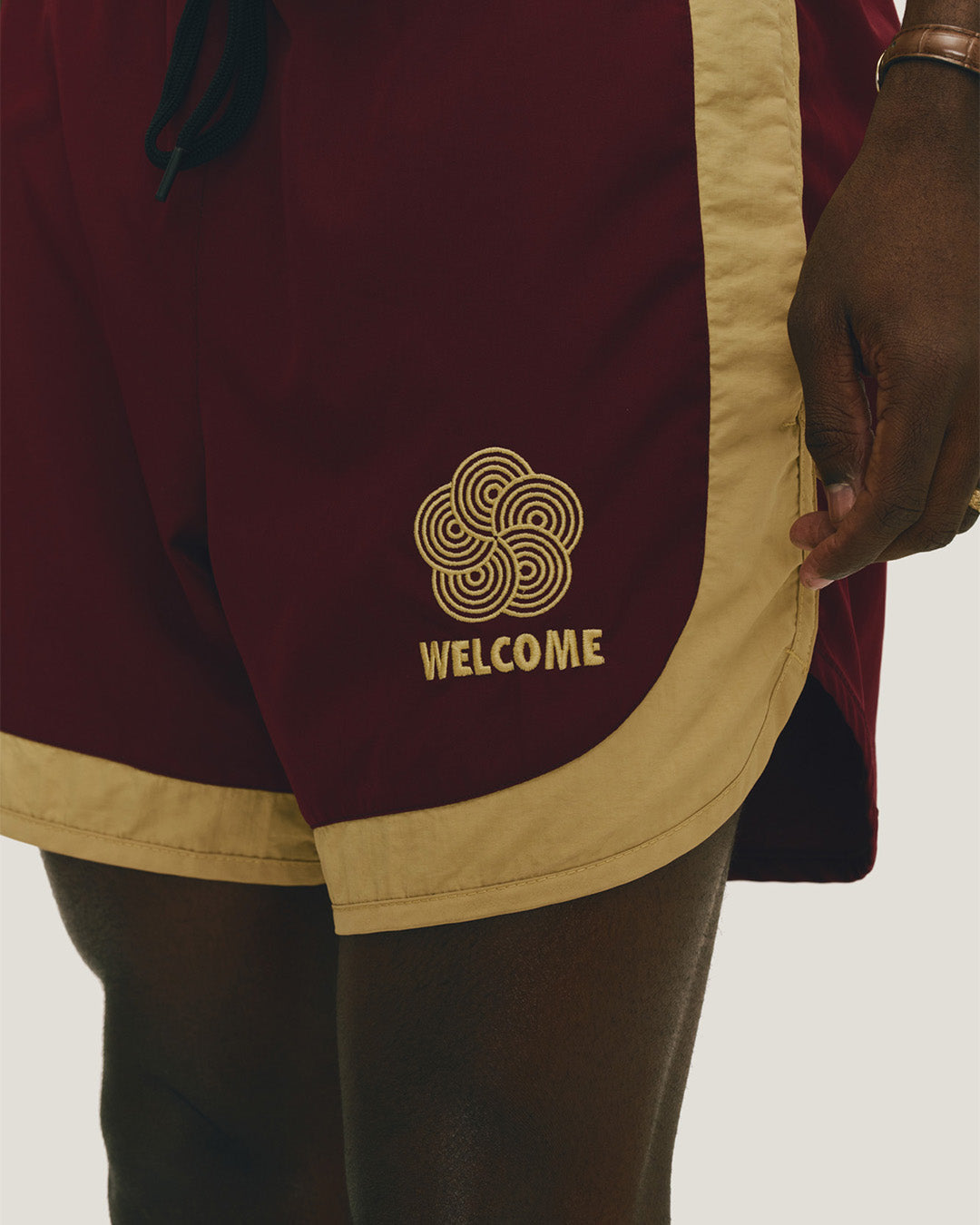 Wine 'Mantra' Shorts X OLYMPIKUS