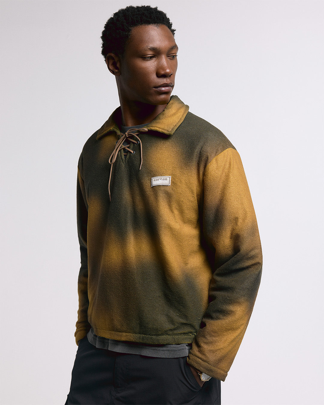 Tie-Dye Fleece Polo