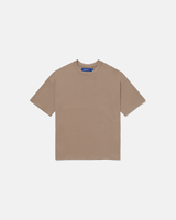 Beige Boxy Tee