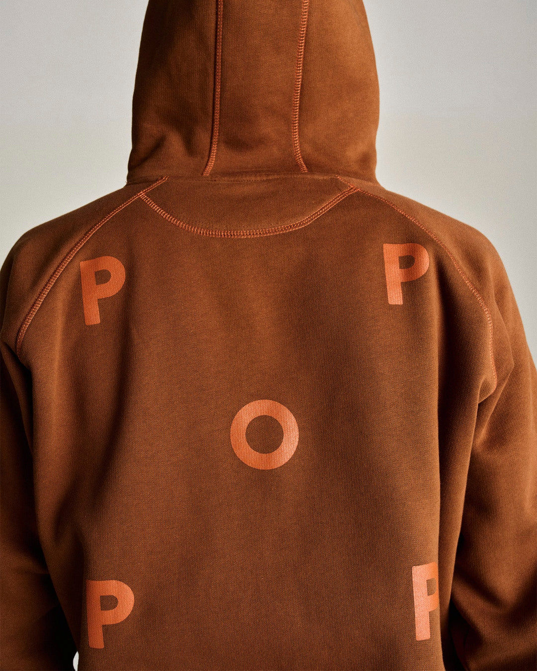 Brown 'Logo' Hoodie