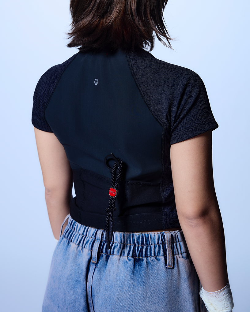 Black Dynamic Core Top