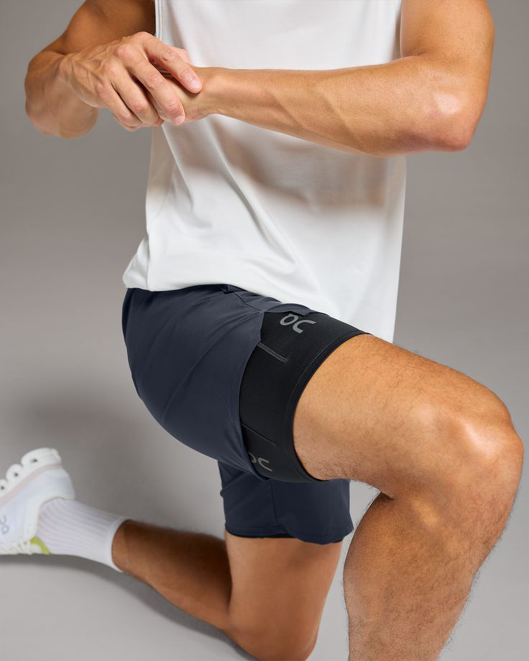 Navy Performance Hybrid Shorts