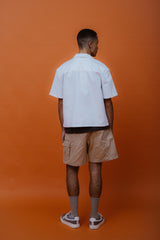 White Waterproof Boxy Shirt