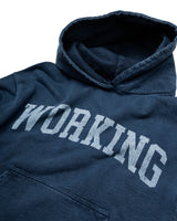 Navy Washed 'College' Hoodie