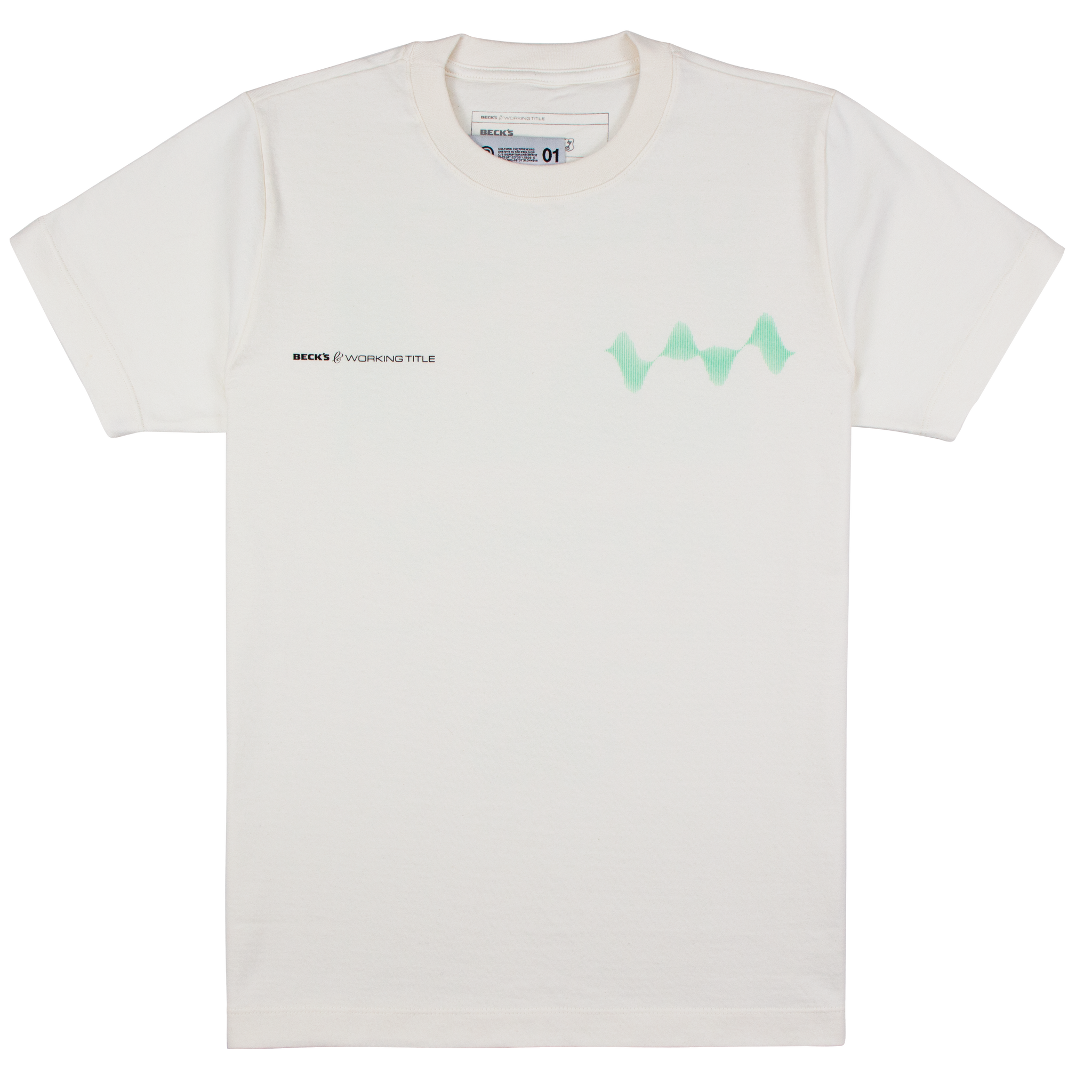 BECK'S x WORKING TITLE Camiseta Sound - Off White
