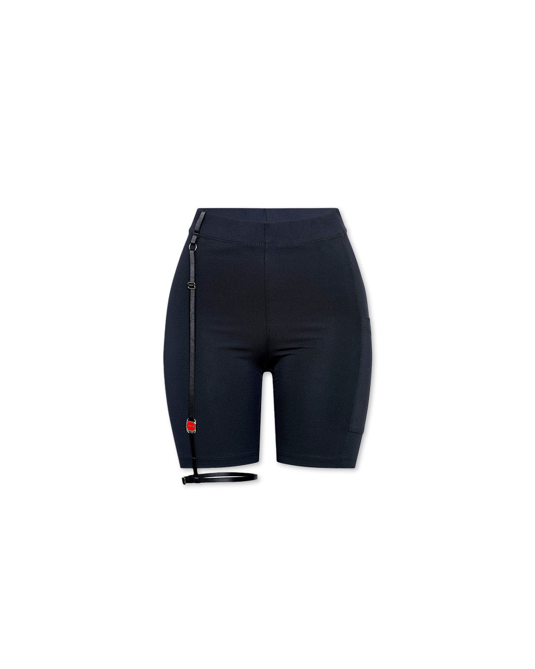 Black 'Say Ur' Biker Shorts