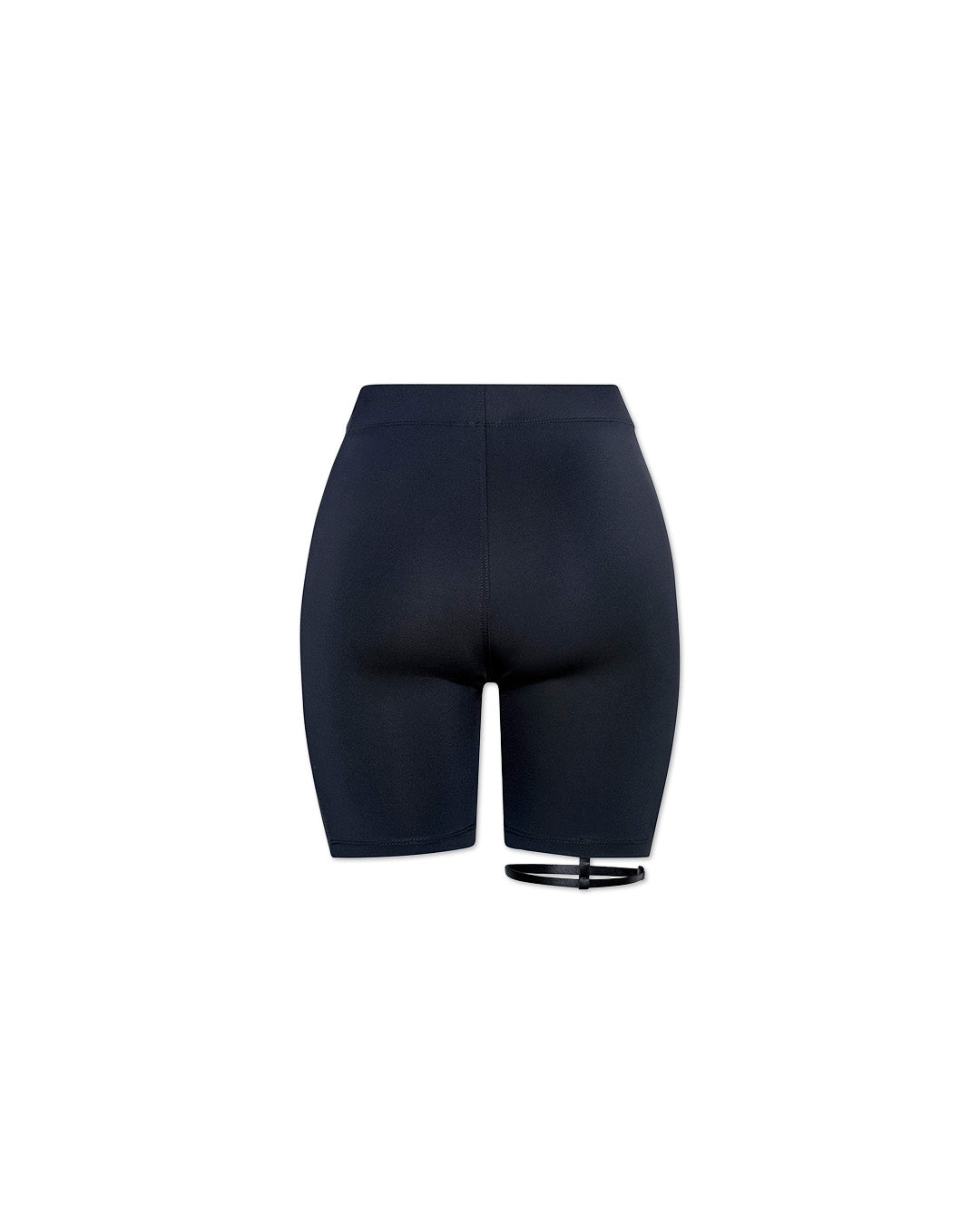 Black 'Say Ur' Biker Shorts