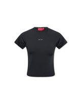 Black Soft Stretch Baby Tee