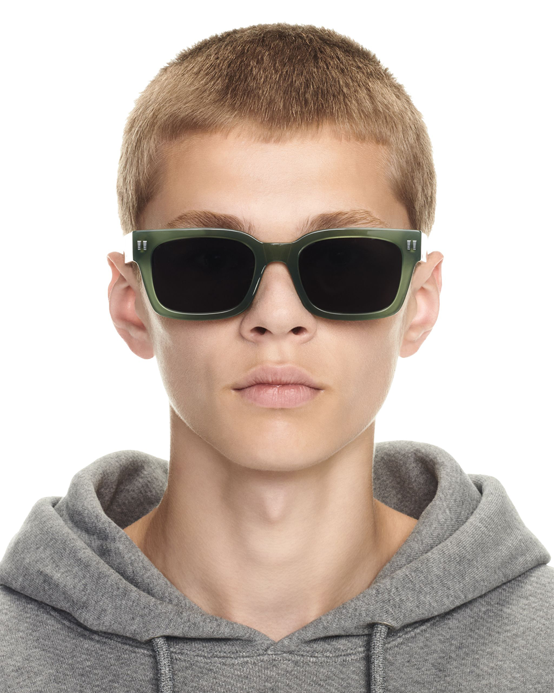 Midland Sunglasses - Sage Green/Dark Grey