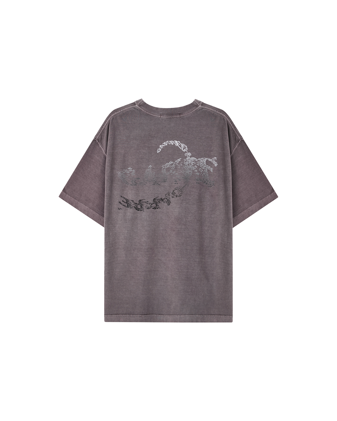 Gray Faded Shoal Boxy Tee